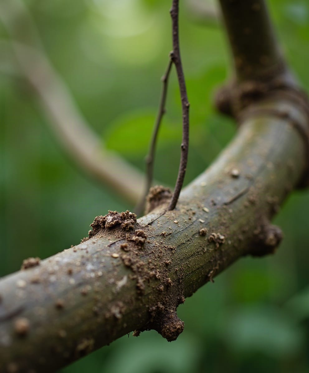 Clean pruning cuts made by a professional arborist